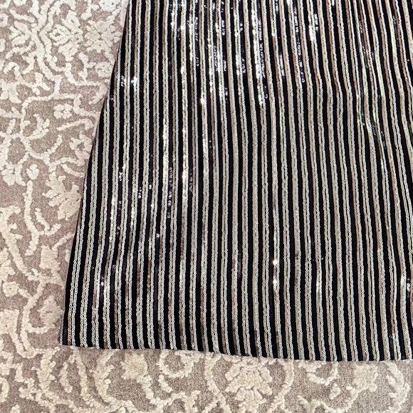 NWT CeCe Sequin Stripe Slip Dress - Picture 11 of 16